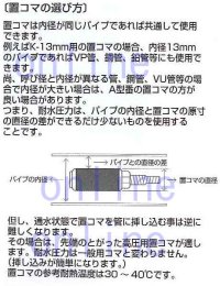 画像1: F-30　大喜工業株式会社　断水器　30mm・40mm・50mm・65mm用　全長305mm　