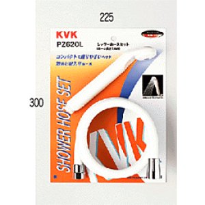 画像1: PZ620L-2 KVK シャワーセット白1.6m（ホワイトＳＴヘッド）（アタッチメント付） (1)