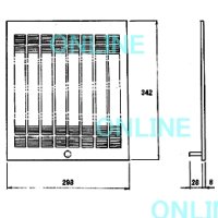 画像1: 3880266 レンジフード フィルター  サンウェーブ　ＳＧＦ－６１１ＳＶ　