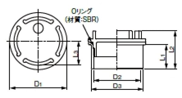 画像2: 耐火DV継手 FS ねじ式掃除口 ＜FSCO＞[積水化学工業] (2)