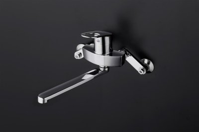 画像2: TKGG30SEZ【TOTO】 GGシリーズ　壁付　シングルレバー水栓 短尺　(寒冷地用) キッチン用水栓 (2)