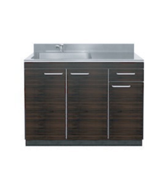 画像1: CXO1050-O　コンパクトキッチン　CXOシリーズ　奥行60cm　1050×600×850/40mm　大ゴミ付 (1)