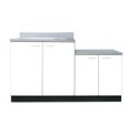 画像1: BK1400NG　ジョイントキッチン　Bシリーズ　奥行46cm　ホワイト　1400×460×800×635mm　 (1)
