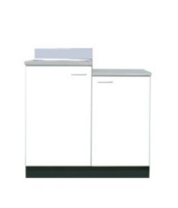 画像1: BK850NG　ジョイントキッチン　Bシリーズ　奥行46cm　ホワイト　850×460×800×635mm　 (1)