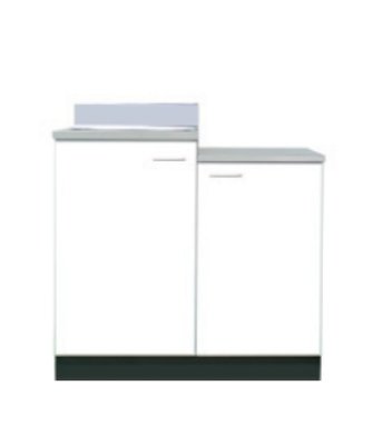 画像1: BK850NG　ジョイントキッチン　Bシリーズ　奥行46cm　ホワイト　850×460×800×635mm　 (1)