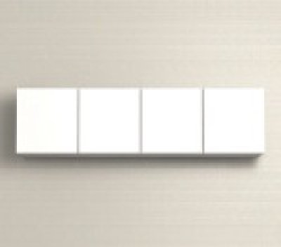 画像1: BW1200　ジョイントキッチン　BW吊り戸棚　ホワイト　1200×320×450mm　内部化粧仕上 (1)