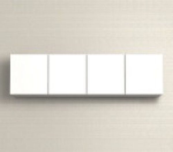 画像1: BW1200　ジョイントキッチン　BW吊り戸棚　ホワイト　1200×320×450mm　内部化粧仕上 (1)