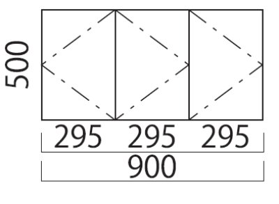 画像2: V900　ブロックキッチン　吊り戸棚　Ｖシリーズ　900×400×500mm　 (2)