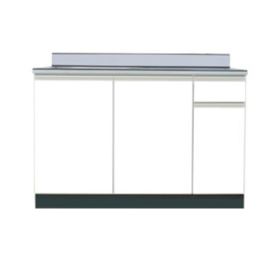 画像1: VE1100R/L　ブロックキッチン　VE　奥行55cm　1100×550×800/90mm　大ゴミ付 (1)