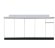 画像1: VE1800　ブロックキッチン　VE　奥行55cm　1800×550×800/90mm　大ゴミ付 (1)