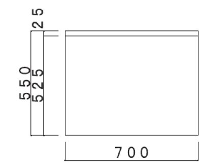 画像2: VE700BG　ブロックキッチン　ガス台　奥行55cm　700×550×635/250mm　 (2)
