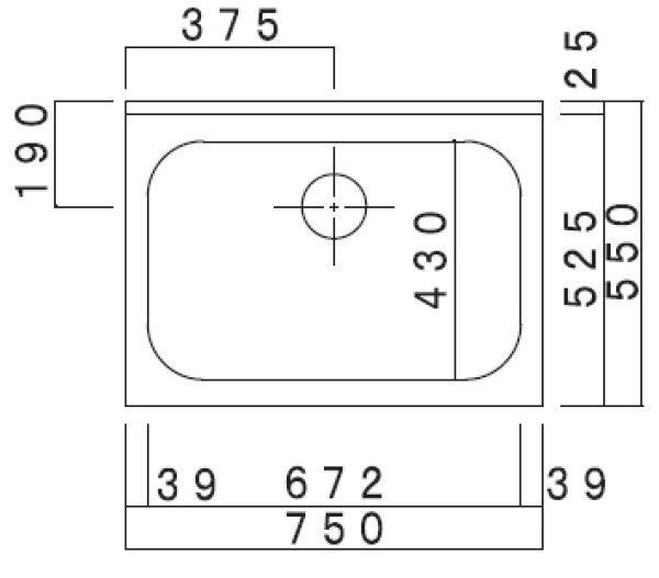 画像2: VE750N　ブロックキッチン　VE　奥行55cm　750×550×800/90mm　 (2)