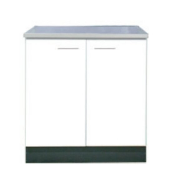 画像1: BN600G　ブロックキッチン　ガス台　奥行55cm　ホワイト　600×550×635mm　 (1)