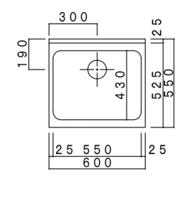 画像2: BN600N　ブロックキッチン　Bシリーズ　奥行55cm　ホワイト　600×550×800/90mm　 (2)