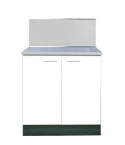 画像1: BN700BG　ブロックキッチン　ガス台　奥行55cm　ホワイト　700×550×635mm　 (1)