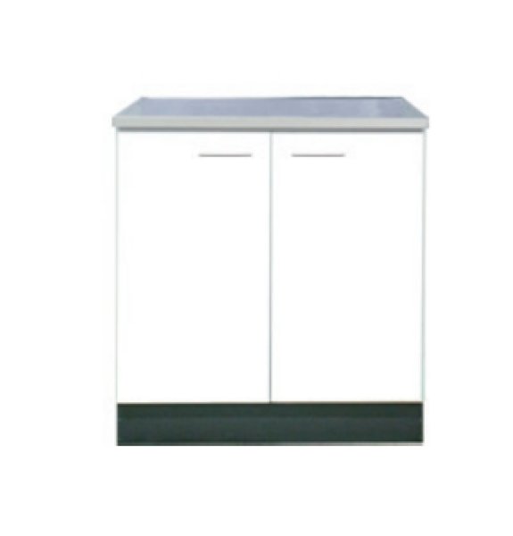 画像1: BN700G　ブロックキッチン　ガス台　奥行55cm　ホワイト　700×550×635mm　 (1)