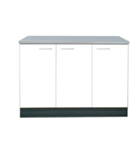 画像1: BN900G　ブロックキッチン　ガス台　奥行55cm　ホワイト　900×550×635mm　 (1)