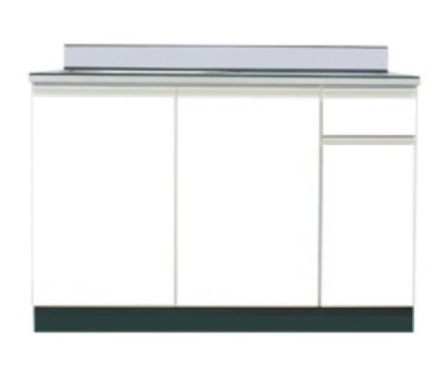 画像1: VWE1000R/L　ブロックキッチン　VWシリーズ　奥行55cm　ホワイト　1000×550×800/90mm　 (1)