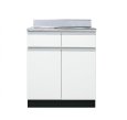 画像1: VWE600T　ブロックキッチン　調理台　奥行55cm　ホワイト　600×550×800/90mm　 (1)
