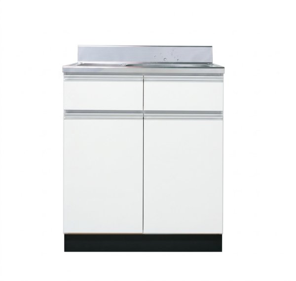 画像1: VWE600T　ブロックキッチン　調理台　奥行55cm　ホワイト　600×550×800/90mm　 (1)