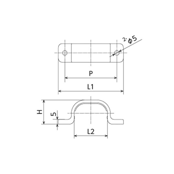 画像2: SDL10-7P / 13P オンダ製作所 ダ円サドル (配管固定金具) 【適合確認可】 (2)