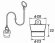 画像1: RLXGVDT408  ゴム栓 Φ28×Φ23 高さ22(おもり付) チェーン長さ800【PANASONIC】 (1)