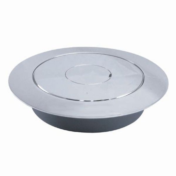 画像1: MK132FWL ミヤコ ツバ付掃除口 ロッホ  | 薄型 フラット設計 排水口 蓋 (1)