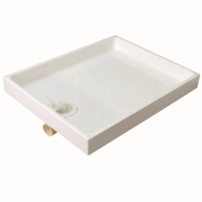 画像1: ミヤコ 洗濯機防水パン MB8064（800mm角）トラップ別売 (1)