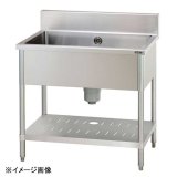tanico タニコー】 厨房用キッチン 流し台 1槽シンク TRE-1S バック