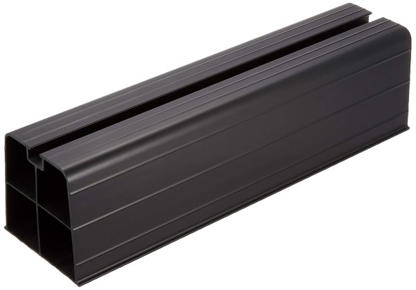 画像1: 因幡電工 プラロック PR-350N (ブラック) 室外機置台 350mm (1)