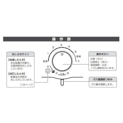 画像9: GQ-551MW　小型5号 湯沸かし器  元止め式 【NORITZ】 (9)