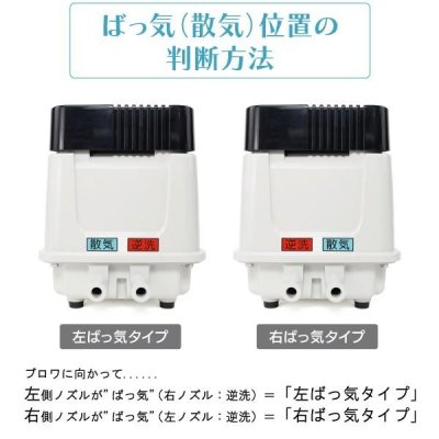 画像2: EP-80GL・EP-80GR ブロアポンプ【安永エアポンプ】電磁式エアーポンプ　逆洗タイマー付タイプ 【省エネ型】 (2)