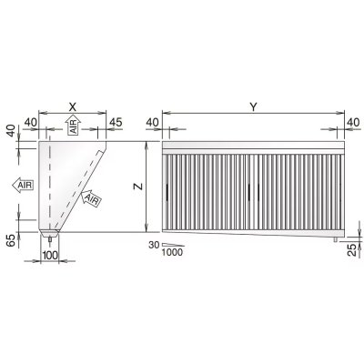 画像2: F2-525S グリースフィルター  F型グリーサー(片面体)【ホーコス】厨房用 (2)