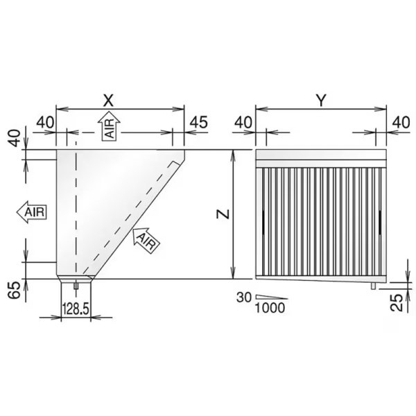 画像2: FSVH1-550S 　高風量Vフィルター　FSVHシリーズ【ホーコス】 (2)