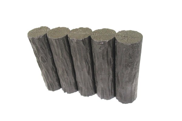 画像5: プラ擬木　五連段差擬木 (5)