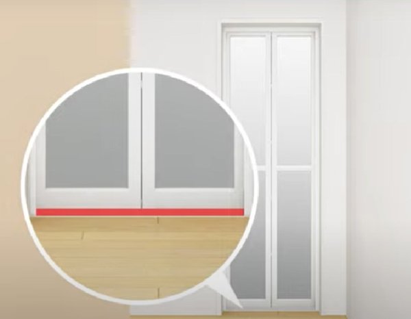 画像4: DO-SK-3101  LIXIL INAX         下枠戸当りビード(UDY9Wタイプ) (4)