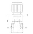 画像2: BF-2S-13 LIXIL(INAX) 埋込型胴長止水栓 (呼び径13mm) 【適合確認可】 (2)