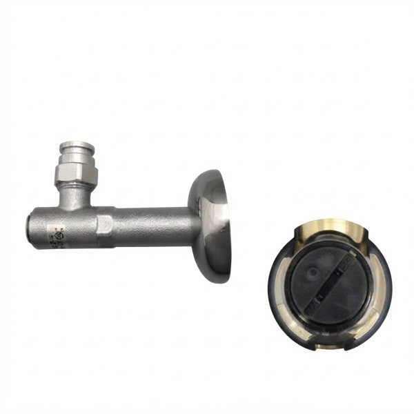 画像1: LIXIL・INAX TF-4810EF 止水栓 (金属ワン座・本体メッキあり) トイレ部品 | INAX  (1)