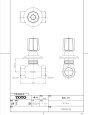 画像2: TGB9AX32 TOTO 腰高止水栓 32mm（露出型・壁給水用・立ち上がり止水栓） (2)