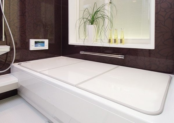 画像3: ENILNO-エニルノ   組み合わせ式ふろふた　エコクリーンカバー 変形　3枚蓋　760X1350【納期実働約10日】 (3)