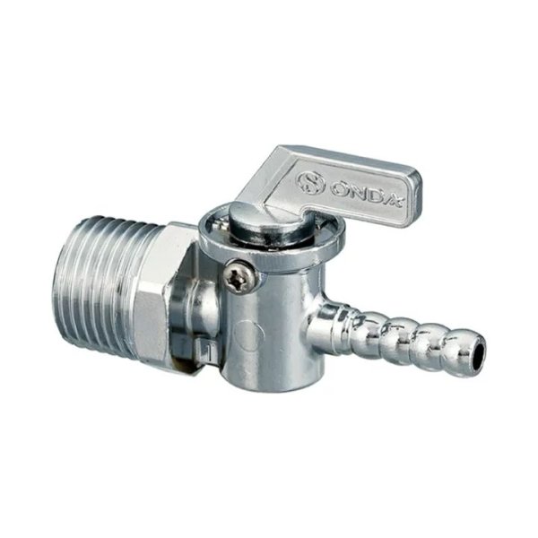 画像1: OF-520【オンダ製作所】灯油コック ストレート型（1個）　R1/2ねじｘ7.2タケノコ (1)