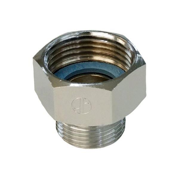 画像1: リビラック   給湯器取付ニップル(パッキン付)　NY G3/4×G1/2       給湯器ニップル　20X13 (1)