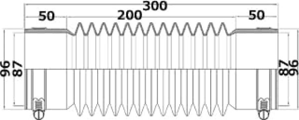 画像2: 【櫻護謨/サクラゴム】ウルトラエース UP-7530 パイプ接続用 伸縮可とう継手（継手ジョイント (2)
