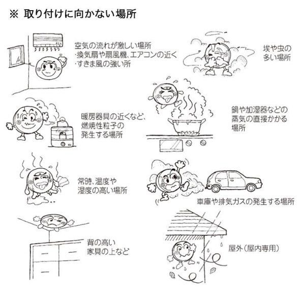 画像7: KRH-1B ニッタン けむタンちゃん 光電式 煙感知器 住宅用火災警報器 10年電池 音声式 (7)