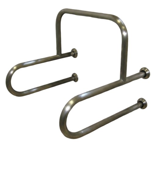 画像1: ストール小便器用手摺 SEK-D34｜セイコーステンレス製 (1)