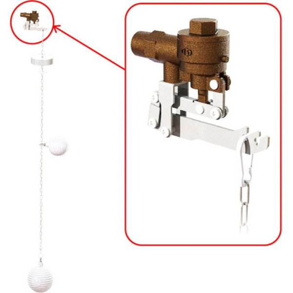 画像1: PVSFN13X 【アイエス工業】F号ボールタップ 定水位弁専用 サブマリンフロート　 (1)