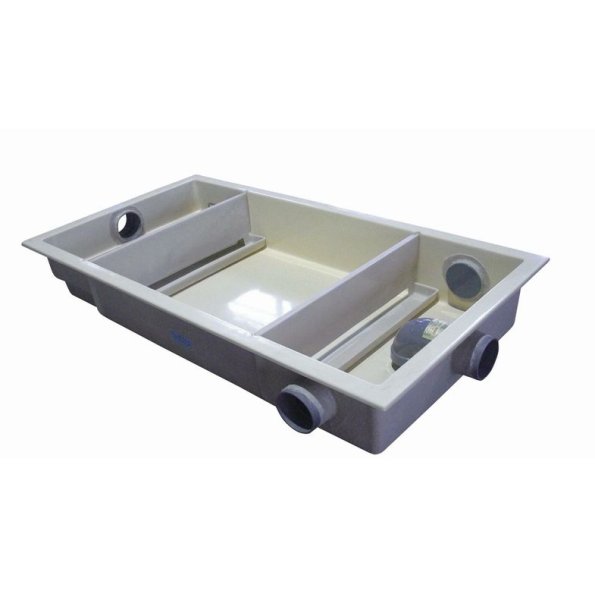 画像1: SK30SC-RZDLIII　【下田エコテック】FRP製浅型　グリーストラップ 鋼板製錆止め塗装蓋付 (1)