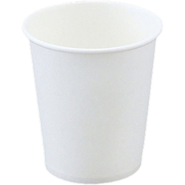 画像1: 使い捨て　紙コップ　白　5オンス　3000個  尚美堂 (1)