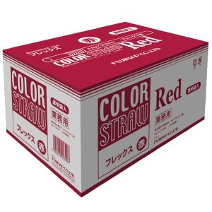 画像1: 尚美堂 フレックス透明袋入　赤 530010   1セット(400本×16箱 合計6400本入) (1)