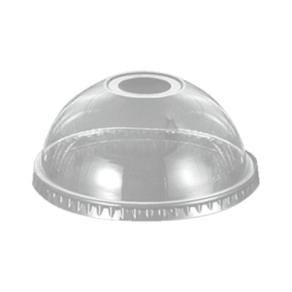 画像1: フタ　12オンスドーム　ストロー穴有　2000個　DD-92 (1)